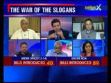 NewsX Exclusive: War of slogans between NDA and Congress over One year of Narendra Modi's government