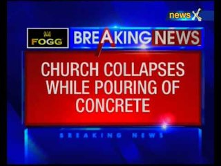 Under-construction church collapses in Tamil Nadu