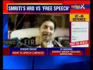 'IIT Madras Takes its Own Steps: Smriti Irani