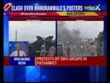 Protest by Sikh groups in Pathankot