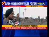 Protest erupted in Jammu over removal of Bhindeanwale's posters