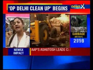 AAP leaders take part in 'cleanliness drive' in capital