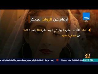 رأي عام - فيديوجراف| أرقام عن الزواج المبكر