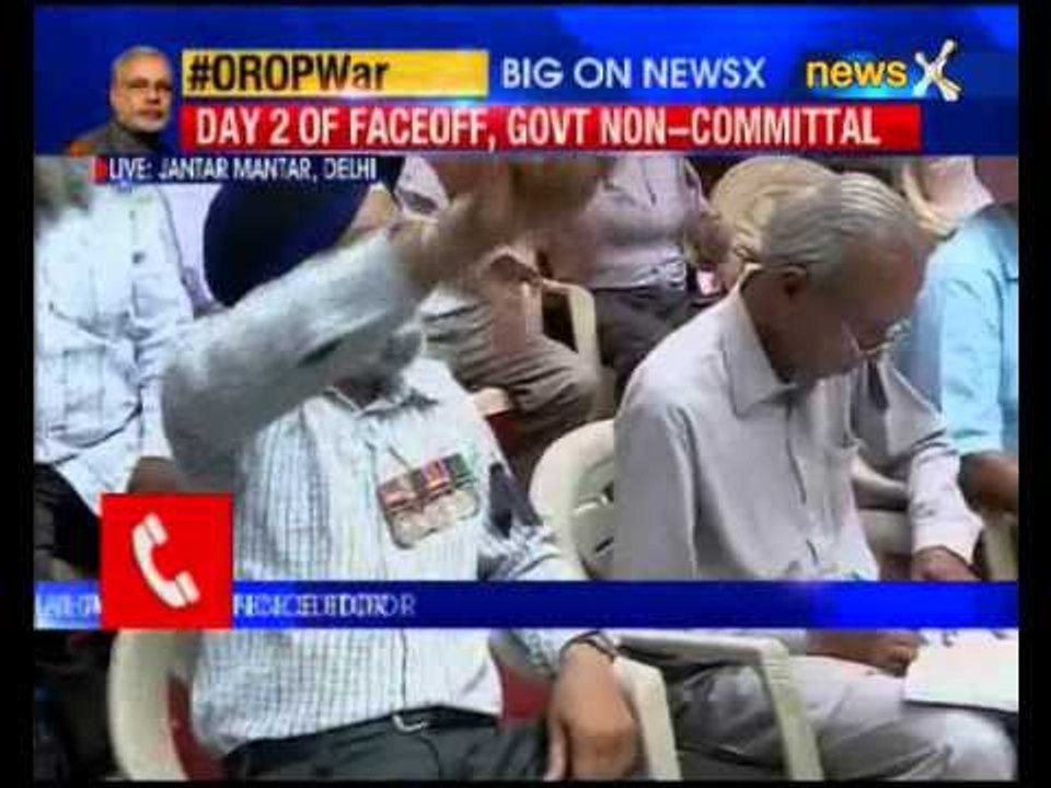 One Rank One Pension row: Ex-servicemen hold protest at Jantar Mantar