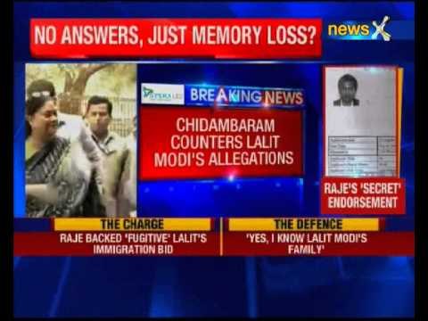 Sushma-Lalit row: P Chidambaram demands release of letters to UK authorities written during UPA rule