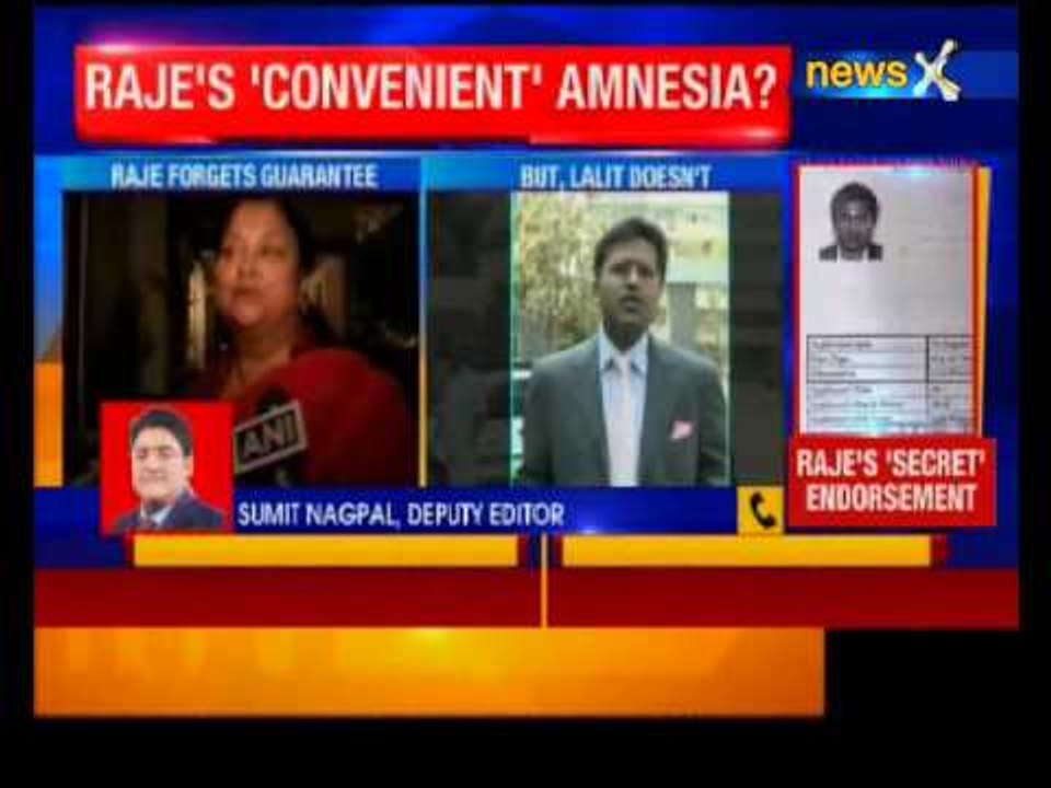 Lalit Modi Visa Row: Don't know what documents you are talking about, says Vasundhara Raje