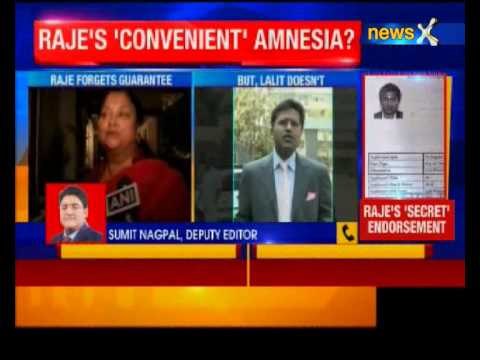 Lalit Modi Visa Row: Don't know what documents you are talking about, says Vasundhara Raje