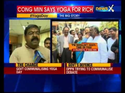 People who are lazy practice Yoga, says Karnataka Social Welfare Minister Anjaneya