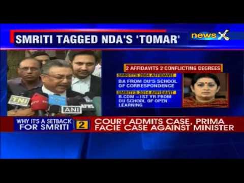 Smriti Irani's fake degree case: Centre must ask HRD Minister to step down, says Congress