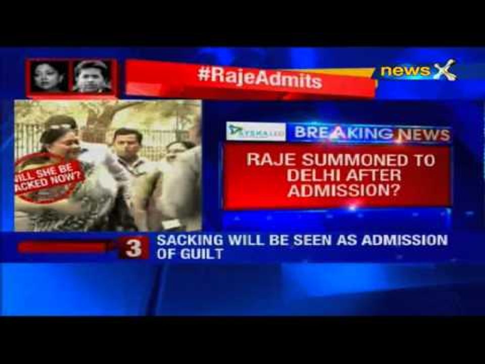 Vasundhara Raje 'Admits' to Signing Witness Statement