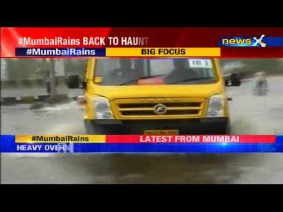 Mumbai Rains: Heavy rains lash Mumbai, local train services hit
