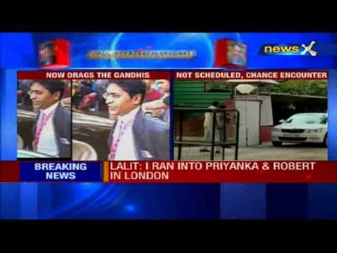 Lalit Modi says he met Priyanka and Vadra in London, Congress calls it a move to 'divert attention'