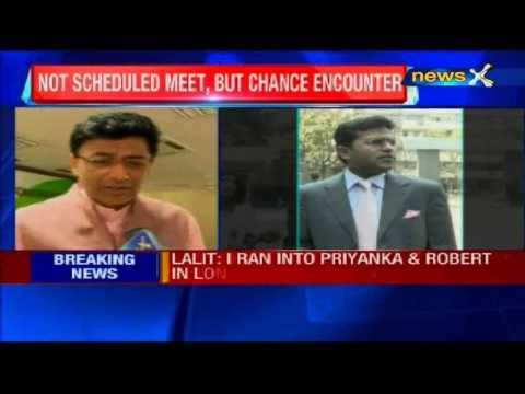 Robert Vadra 'trying to soften cases' on Lalit Modi, says BJP