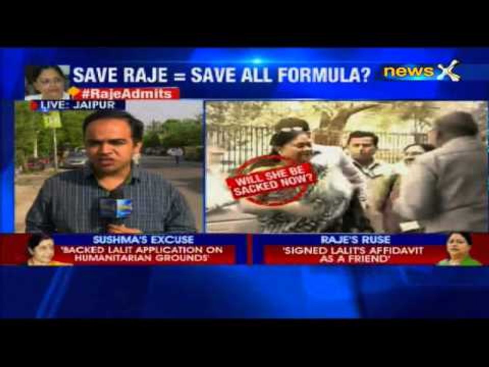 Vasundhara Raje admits to helping Lalit Modi, BJP says 'no one is tainted'