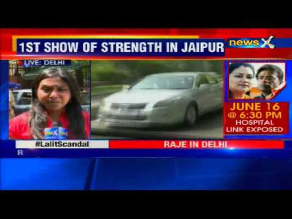 Vasundhara Raje in Delhi, may meet PM Narendra Modi over Lalit Modi controversy