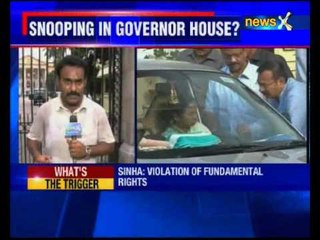 Snooping in governor house West Bengal?