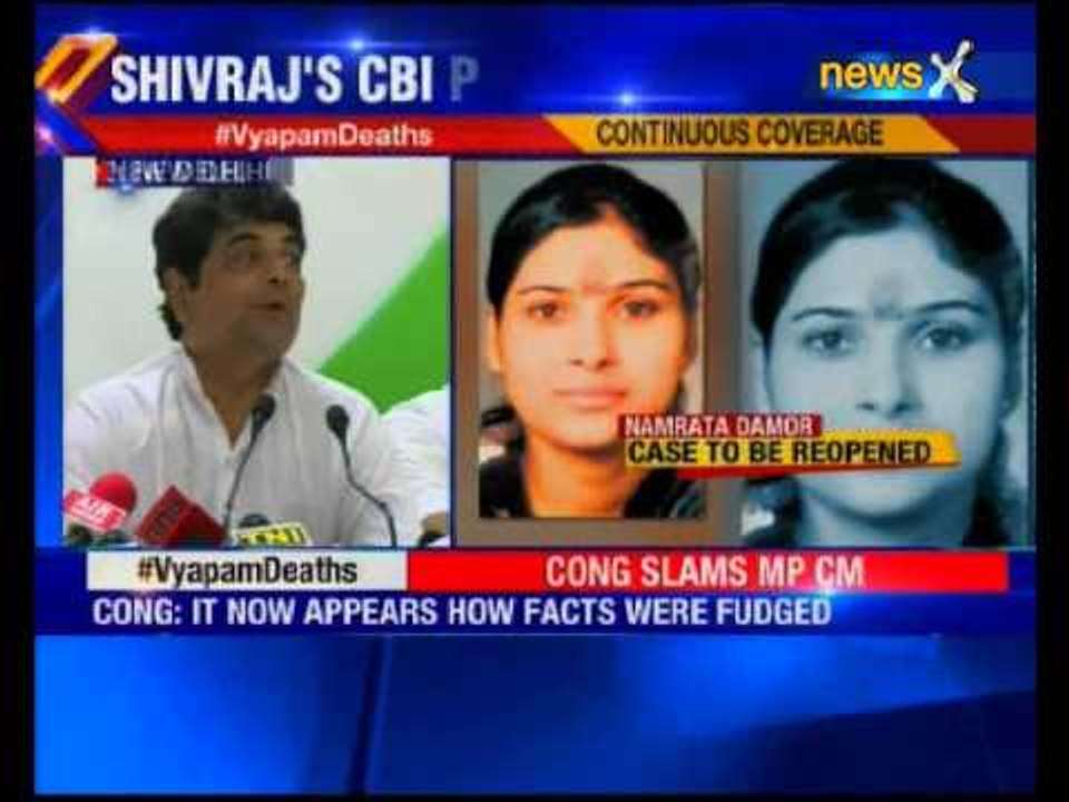 Congress seeks two separate SC monitored CBI probes in Vyapam Scam