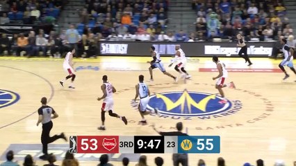 Marcus Derrickson with a huge block!