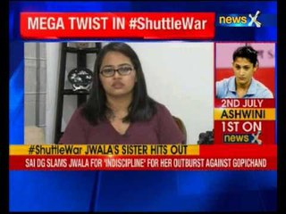 Jwala Gutta's sister Insi Gutta speaks to NewsX