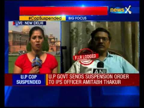 Uttar Pradesh IPS officer Amitabh Thakur seeks protection from Home Ministry