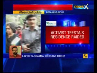 CBI raids Teesta's Mumbai residence