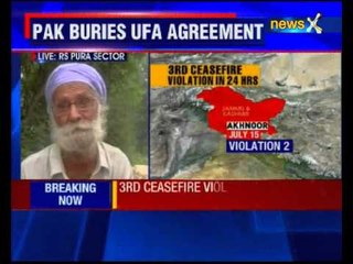 Third ceasefire violation by Pakistan