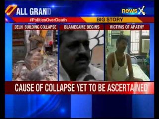 Delhi building collapse toll rises to six, AAP-BJP trade charges