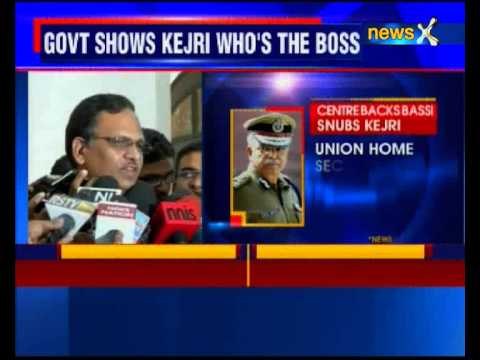 Centre backs BS Bassi, snubs Delhi CM Arvind Kejriwal