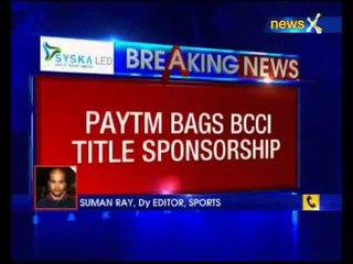 Paytm bags BCCI title sponsorship