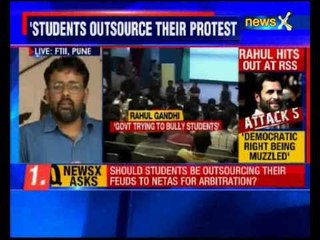 FTII Pune students comes in favour of Rahul Gandhi