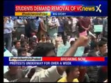 Students, teachers of Pondicherry University protest seeking VC's removal