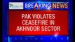 Pakistan violates ceasefire along LoC