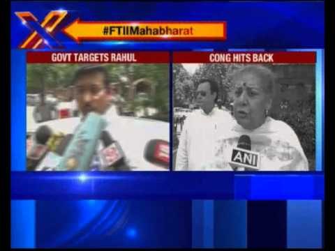 FTII protest in Delhi: KC Tyagi of the JD(U) joins the FTII protets