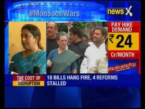 Smriti Irani hits back at Sonia Gandhi's comment on Sushma Swaraj