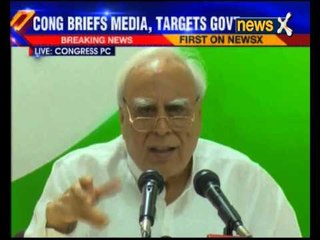 Congress briefing on the ongoing parliament logjam