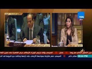 رأى عام - مهدي عفيفي: كلمة الرئيس اليوم أمام مجلس الأمن تؤكد سعي مصر لنشر السلام