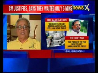 Karnataka CM's convoy holds up three ambulances