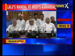 Grand alliance will defeat BJP-led NDA: Lalu, Nitish said in Joint press conference