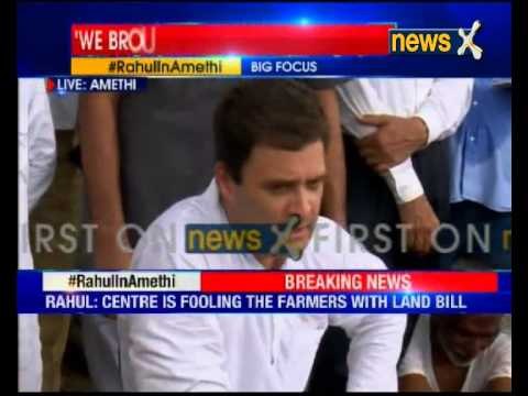 Rahul Gandhi meets Congress workers in Amethi