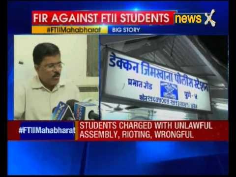 FTII protest: Five students arrested over protest against director late night, charged with rioting