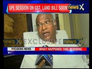Responsibility of government to run Parliament, says Congress leader Mallikarjun Kharge