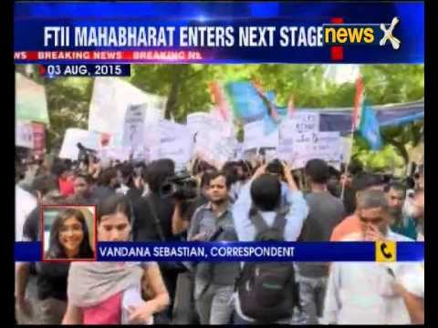 FTII row: Protest intensifies as 3 students sit on indefinite hunger strike