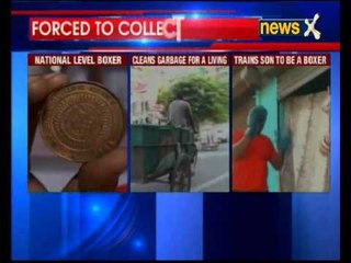 Former National Gold Medal-winning boxer collecting garbage to earn a living