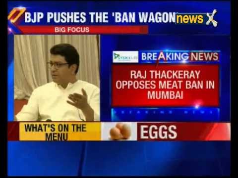 Raj Thackeray opposes meat ban in Mumbai