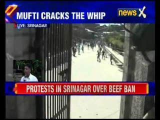 Violent protests erupt in valley after HC ban on beef