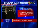 Asiya Andrabi sent to police custody