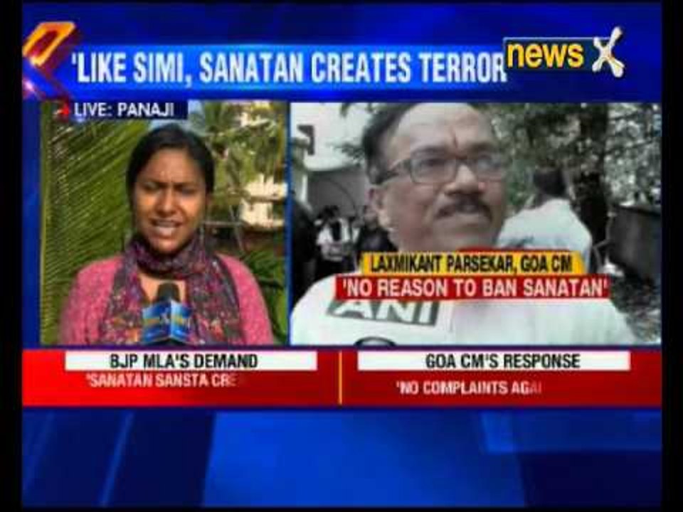 BJP MLA compares Sanatan Sanstha to SIMI
