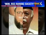 Digvijay Singh post a controversial photo of Asaduddin Owaisi and Mohan Bhagwat on Twitter