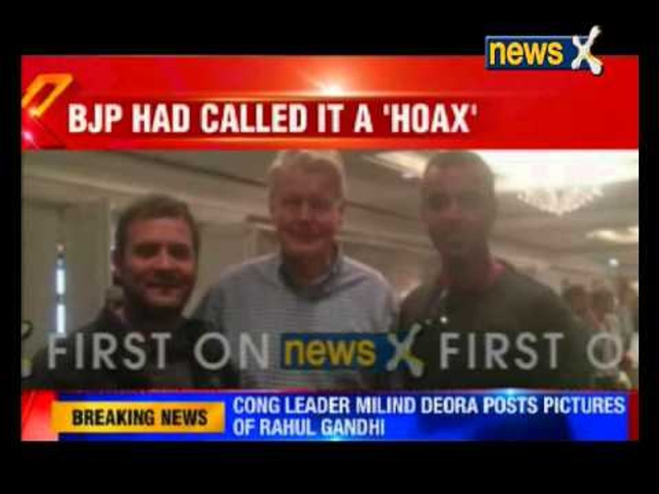 Rahul Gandhi not 'missing', tweets picture from Aspen conference