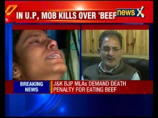 Jammu and Kashmir BJP MLA demand death sentence for selling beef